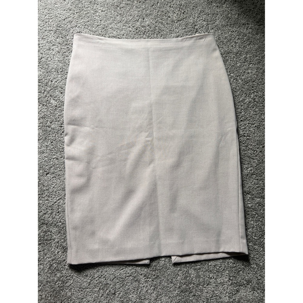Express Womens High Rise Pencil Skirt Beige Neutral Size 12